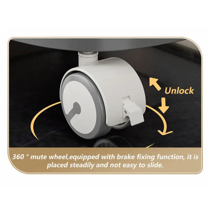 Foldable Dirty Clothes Basket with Wheels