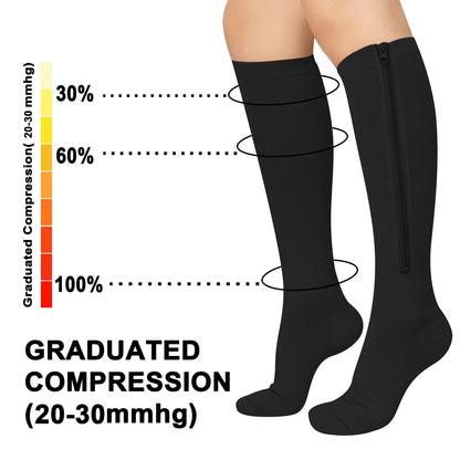 Medical Zipper Compression Socks