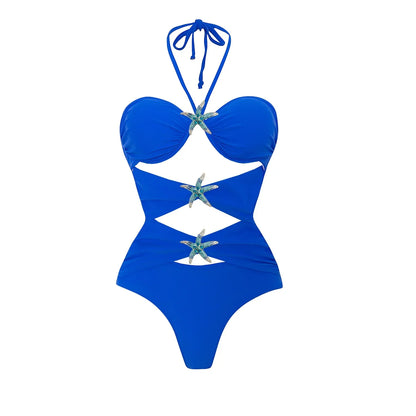 Starfish cutout swimsuit, view 3