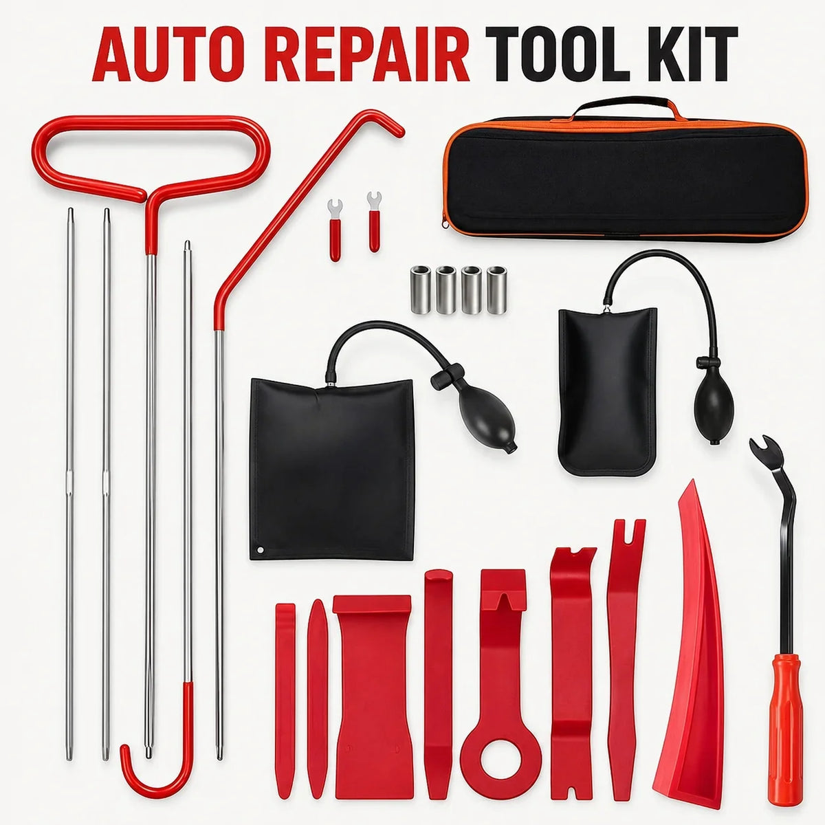 23-Piece Car Door Opening & Trim Removal Tool Kit