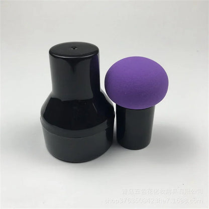 Mushroom head makeup sponge in handle color 6