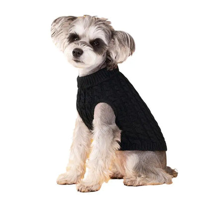 Turtleneck Knitted Dog Sweater
