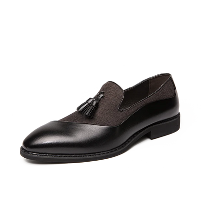 Classic Leather Men Slip-On Oxfords