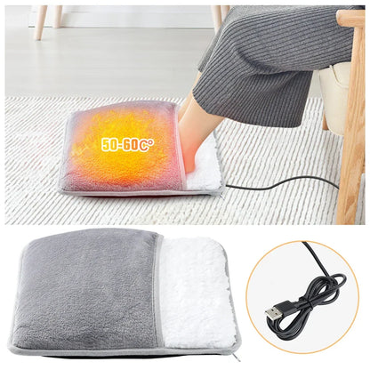 USB foot heating pad for cold feet at bedtime