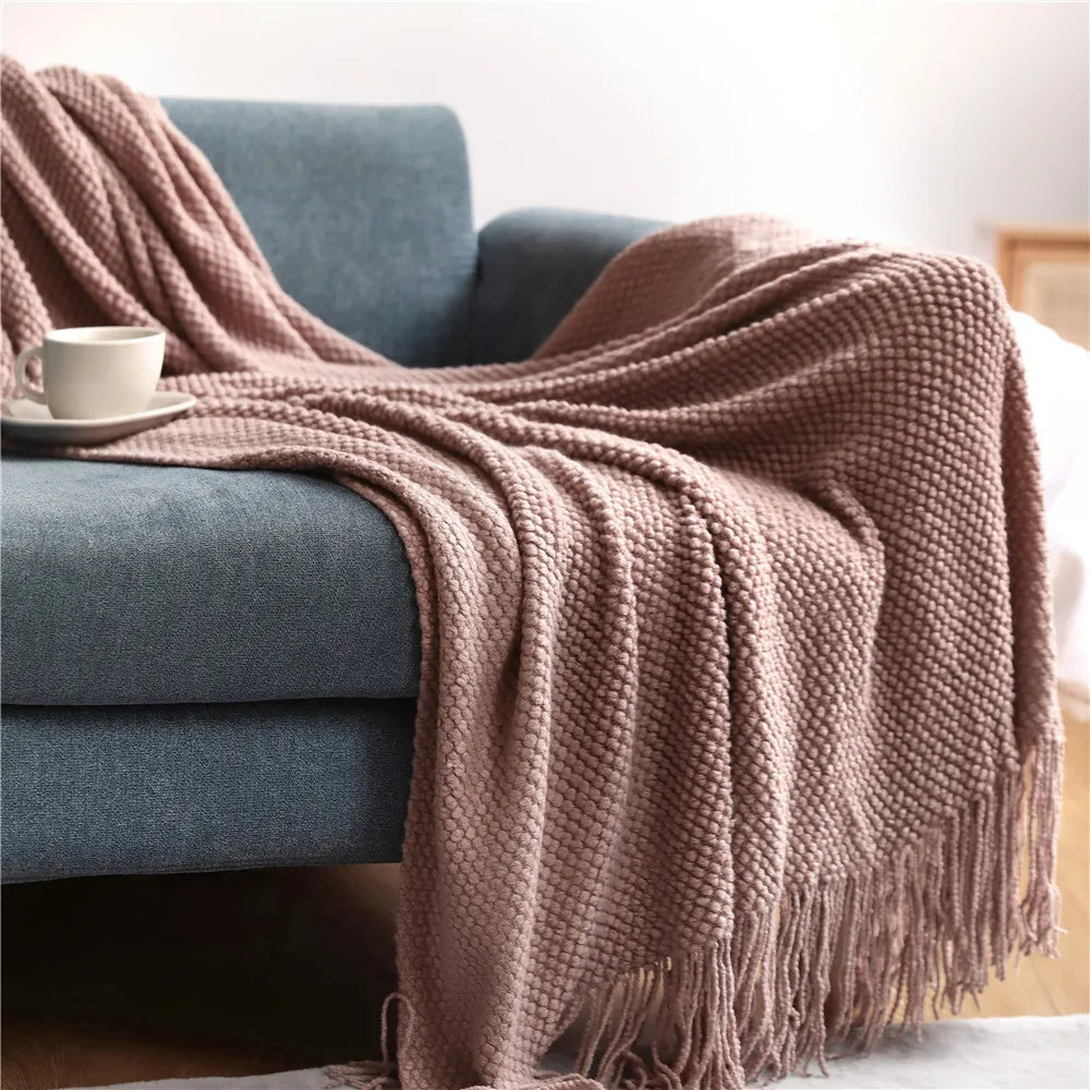Decorative Knitted Blanket