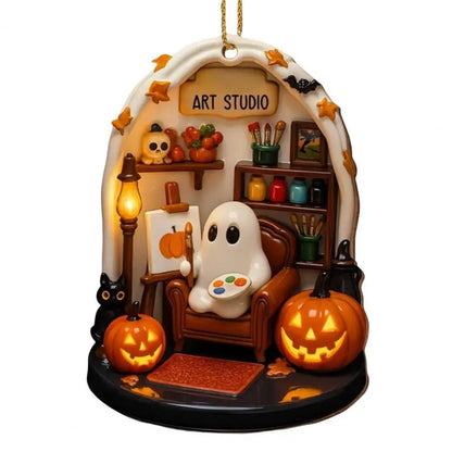 Warm Spooky Halloween Ornaments