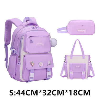 3 Pcs/Set School Bag