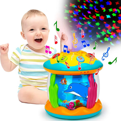 Ocean Light Rotary Projector Musical Toy