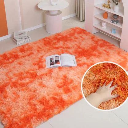 Rainbow Fluffy Carpet