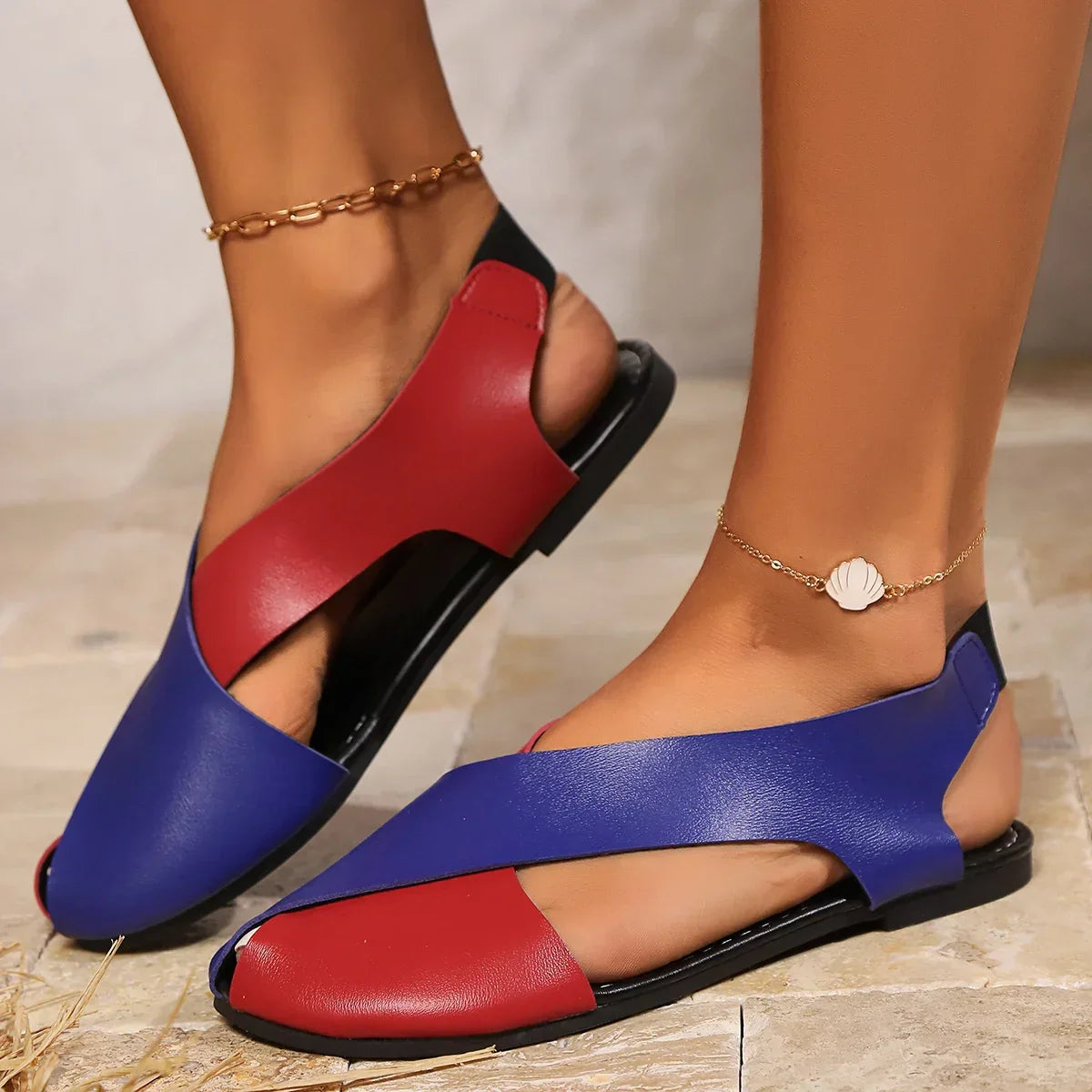 Summer Closed-Toe Sandals