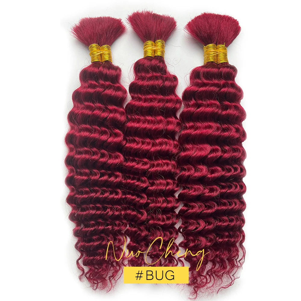 2 Bundles Human Braiding Hair for Boho Braids