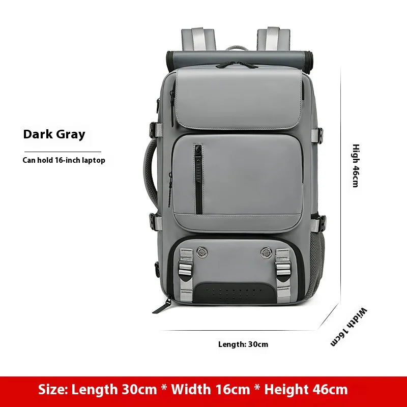 Large Travel Backpack Boardable Backpack USB Charging