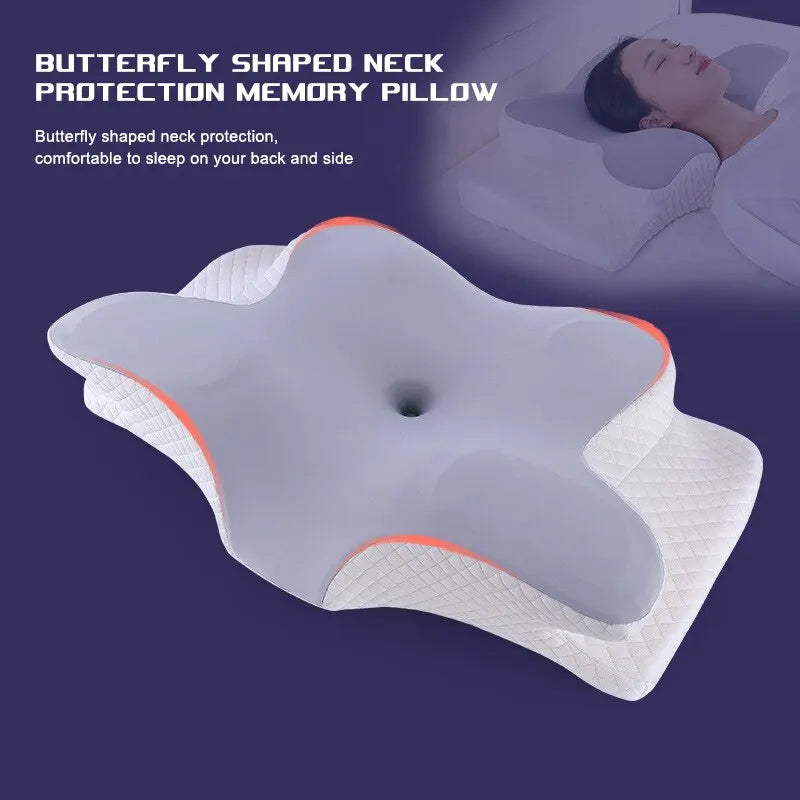 Contoured butterfly pillow, view 5