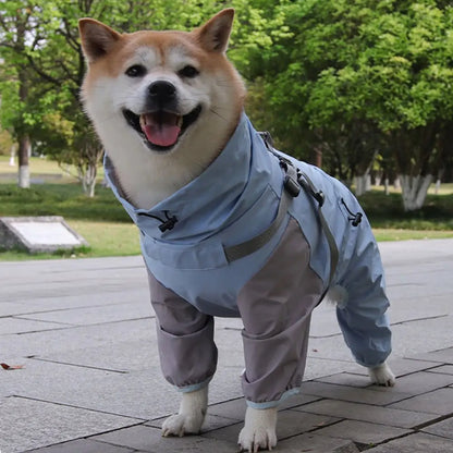 Waterproof Reflective Dog Raincoat