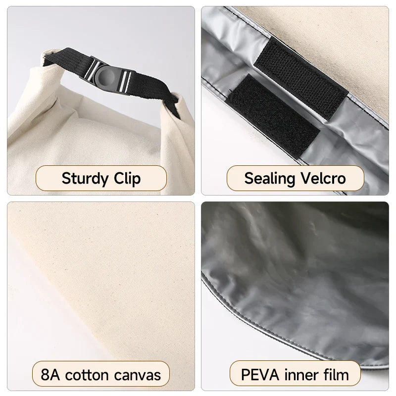 canvas Insulated Lunch Bag