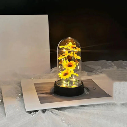 small sunflower plastic set