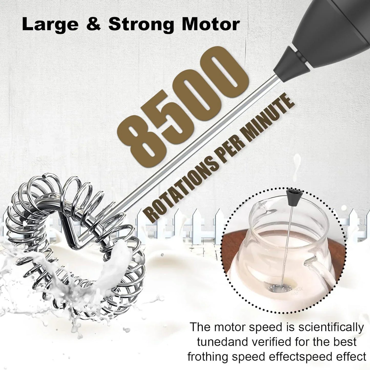 MINI USB Rechargeable Milk Frother