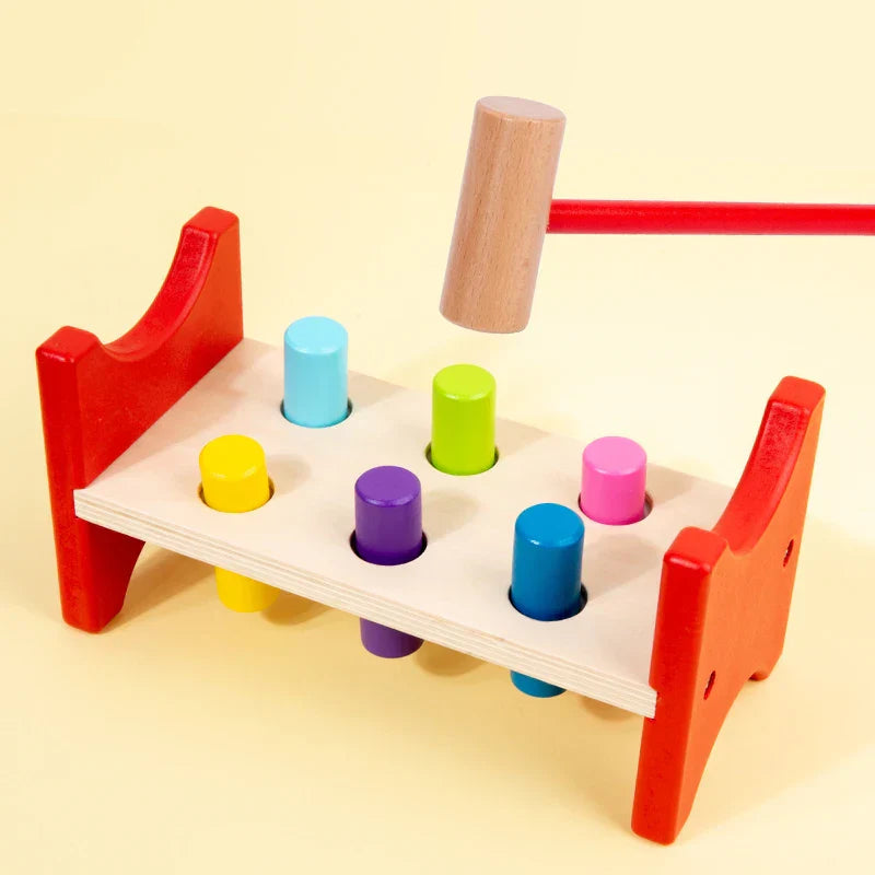 Montessori-style early learning percussion table