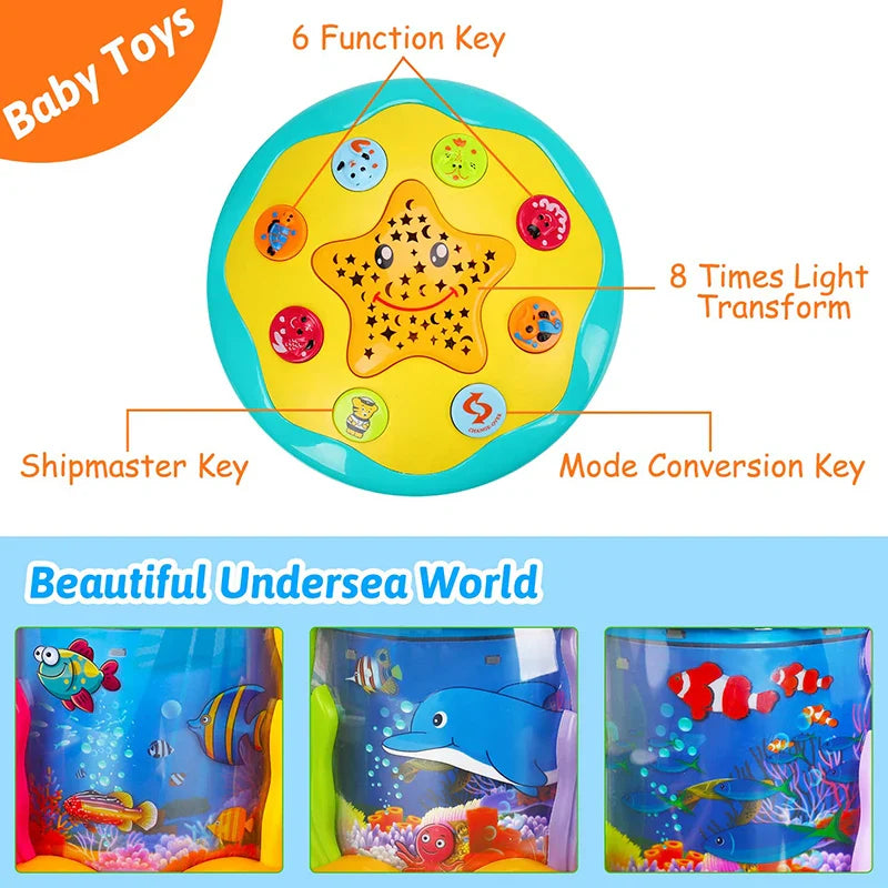 Ocean Light Rotary Projector Musical Toy
