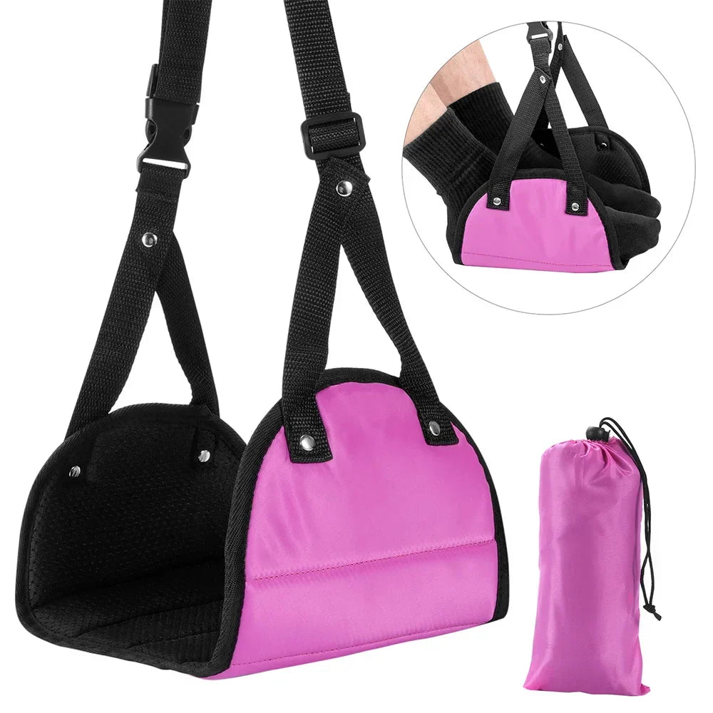 Airplane foot hammock in pink