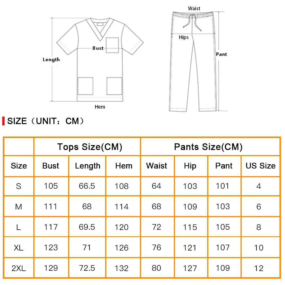 Thicken Medical Uniform