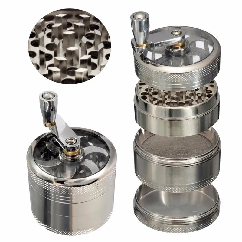 4-Layer Metal Herb & Spice Crusher