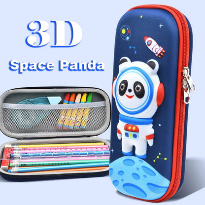 3D Large Capacity Unicorn Pencil Case