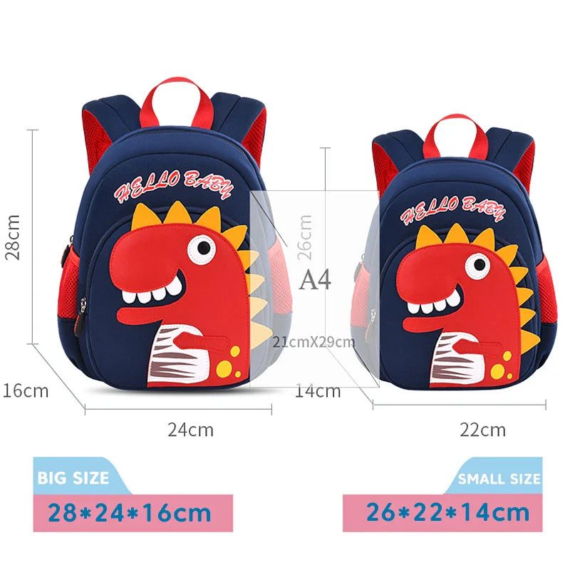 3D Dinosaur School Backpacks