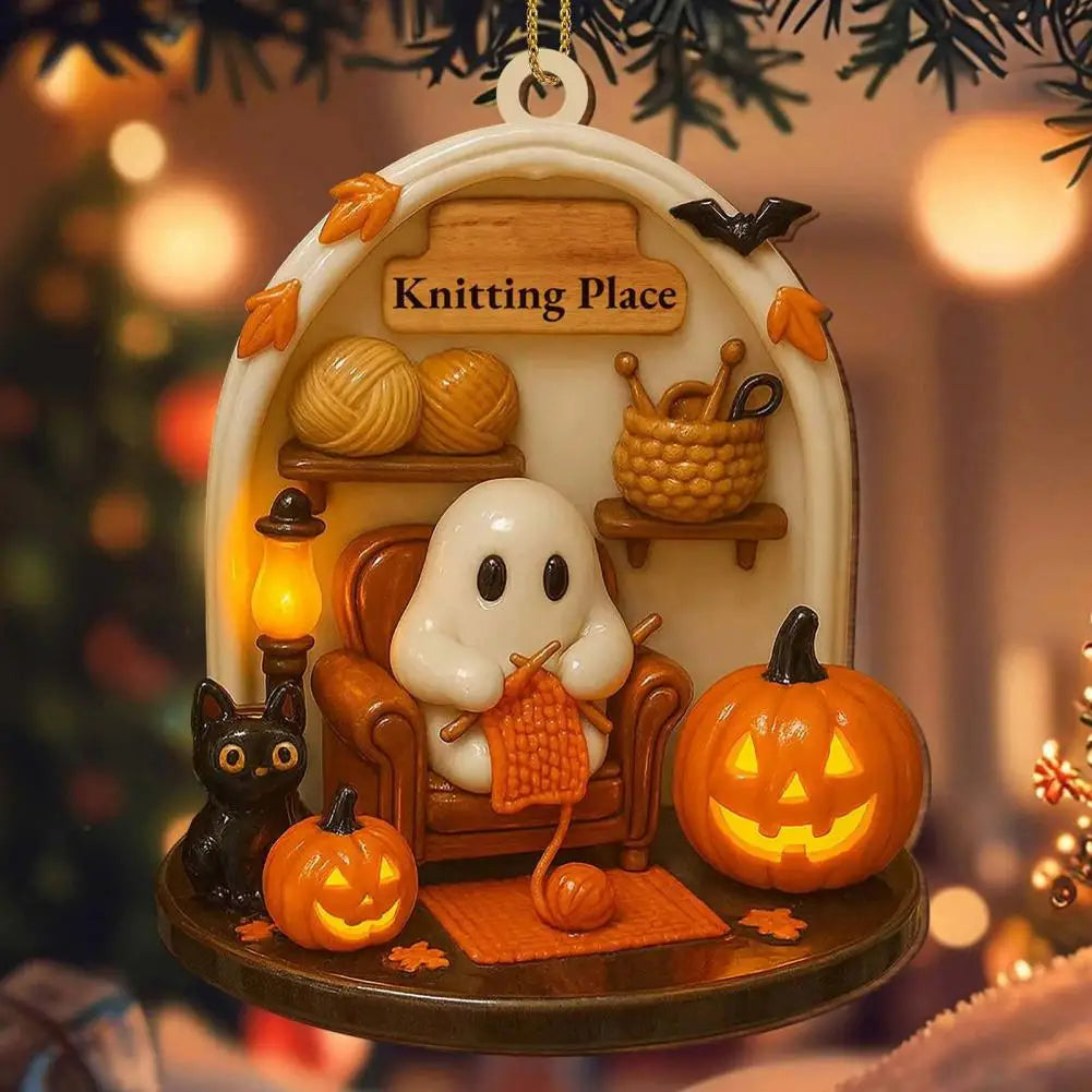 Warm Spooky Halloween Ornaments
