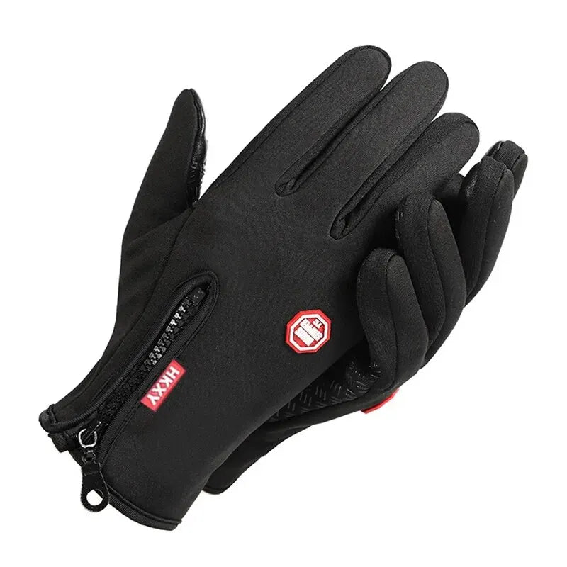 Black cycling gloves, view 4