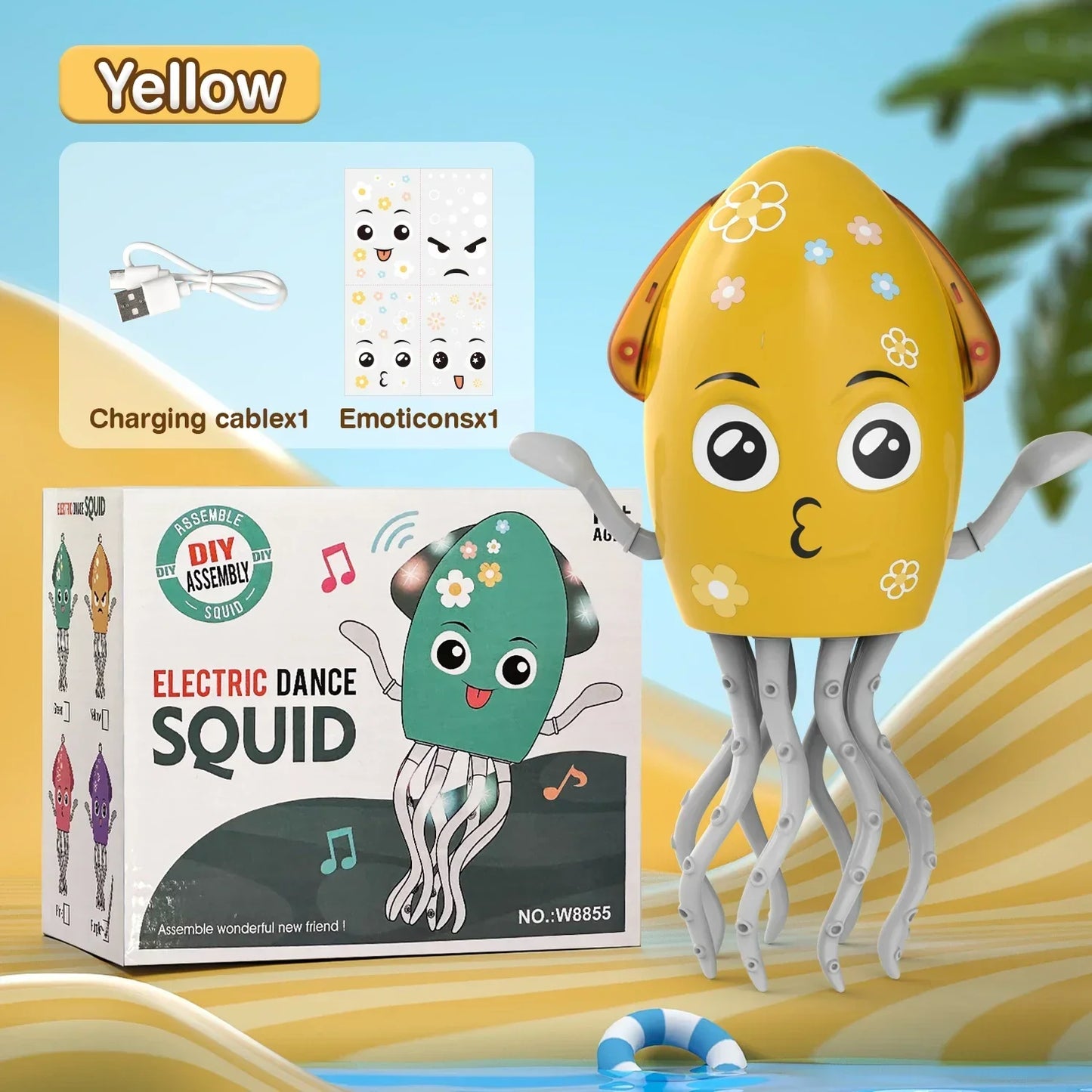 Dancing Squid Toy