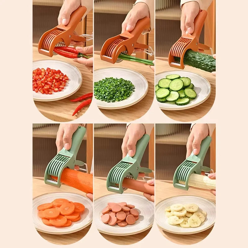 Kitchen Tools Stainless Steel Vegetable and Fruit Slicer