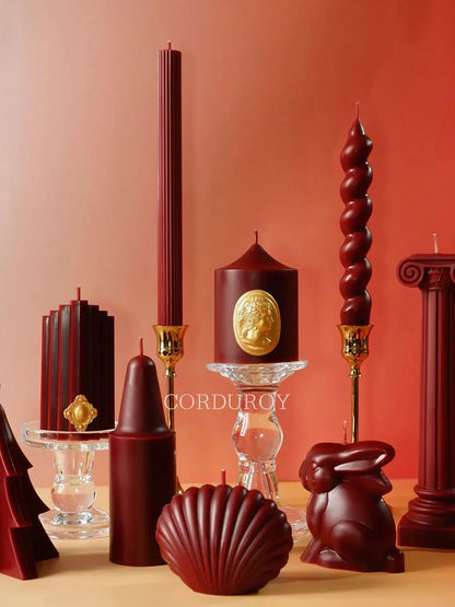 French Vermilion Aromatherapy Candles