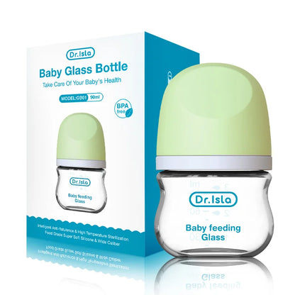 Wide-caliber Nursing Glass Bottles for new borns