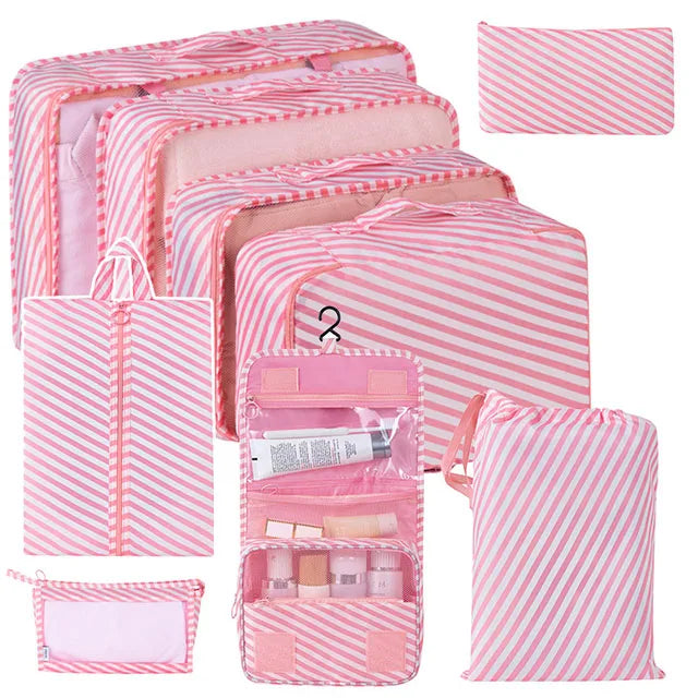Packing Cubes for Clothes, Shoes and Accessories, 8-11 Pieces