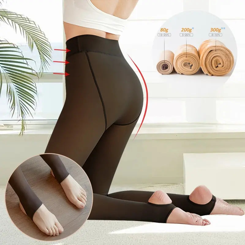 Thick Fleece Thermal Stockings