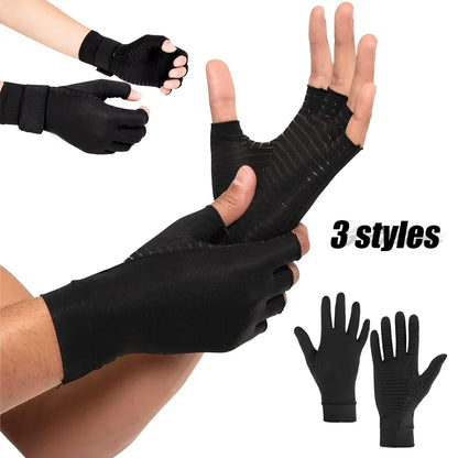 Fingerless compression gloves, view 6