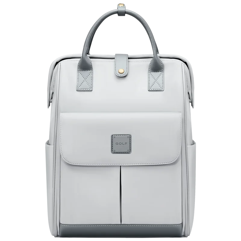 Women's laptop backpack in modern grey