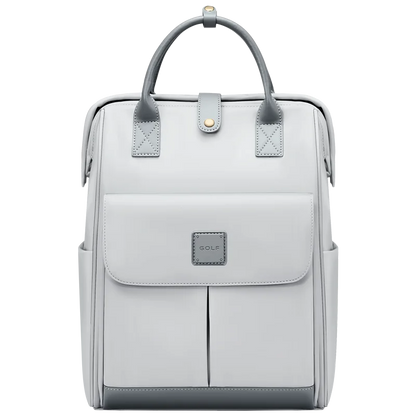 Women's laptop backpack in modern grey