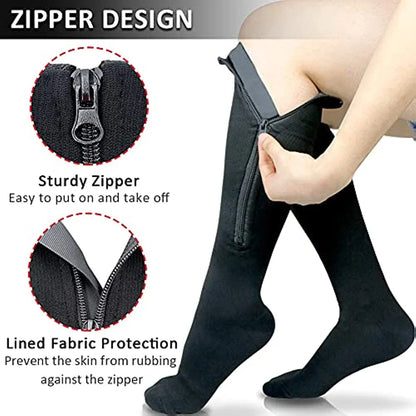 Medical Zipper Compression Socks