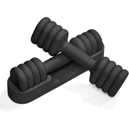 Adjustable Dumbbell Set of 2, 4-in-1 Hand Weights
