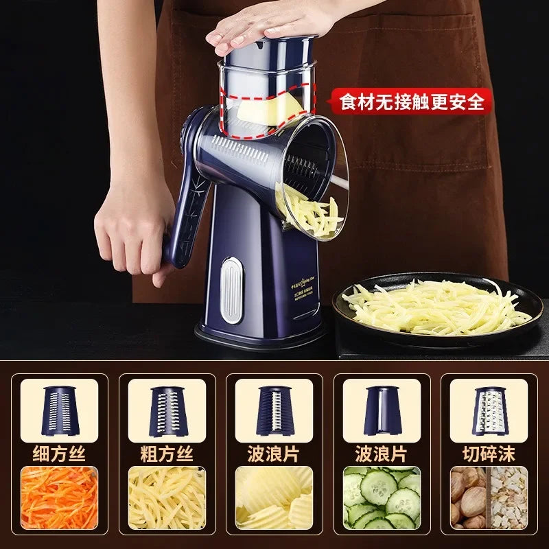 Rotary drum grater, view 6