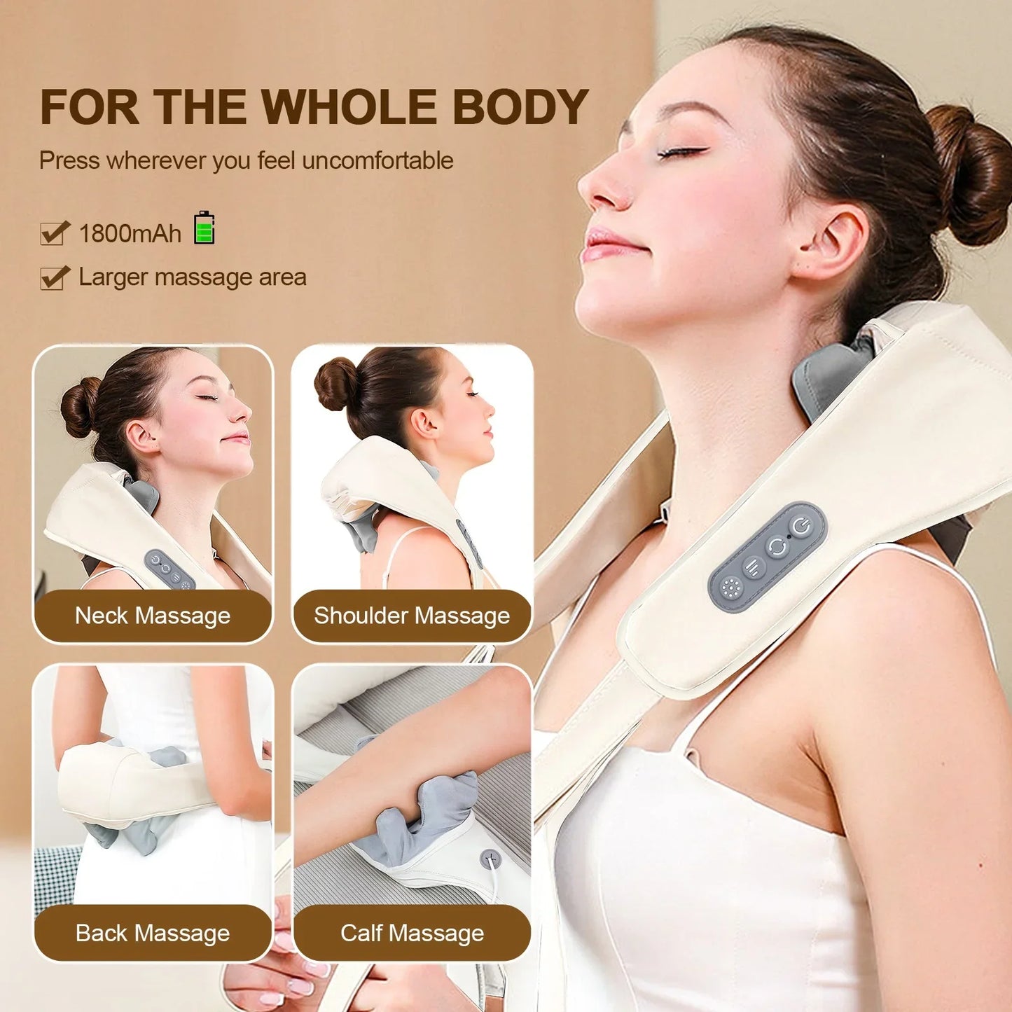 Wireless Neck And Shoulder Massager