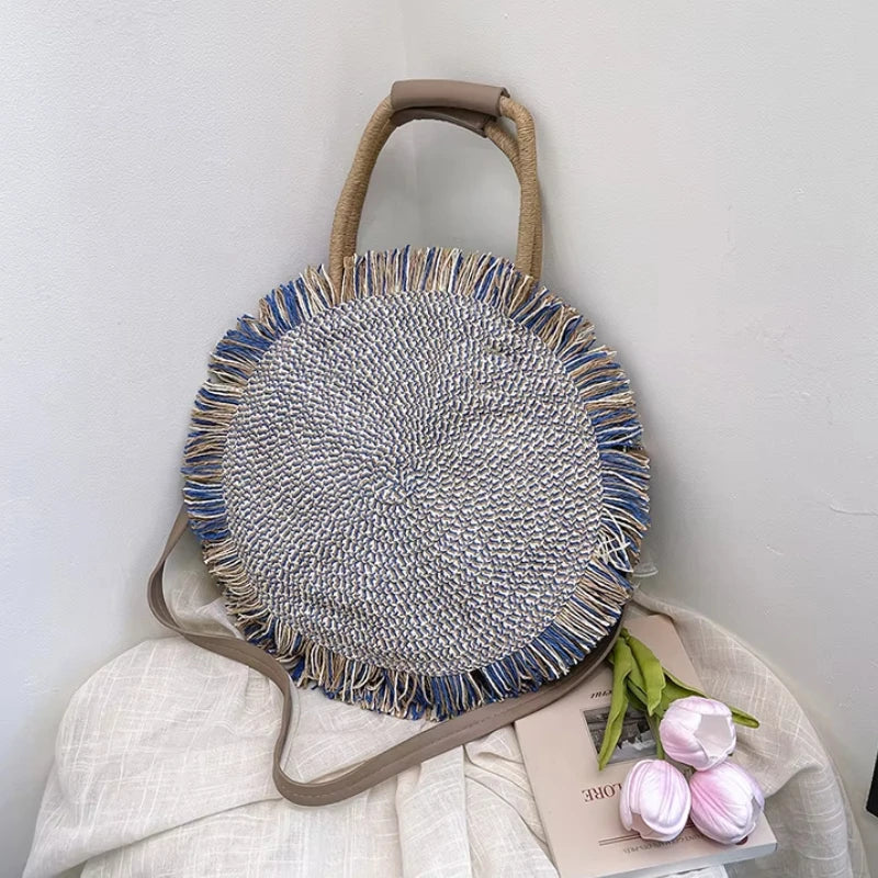 The Coastal Muse Straw Tote