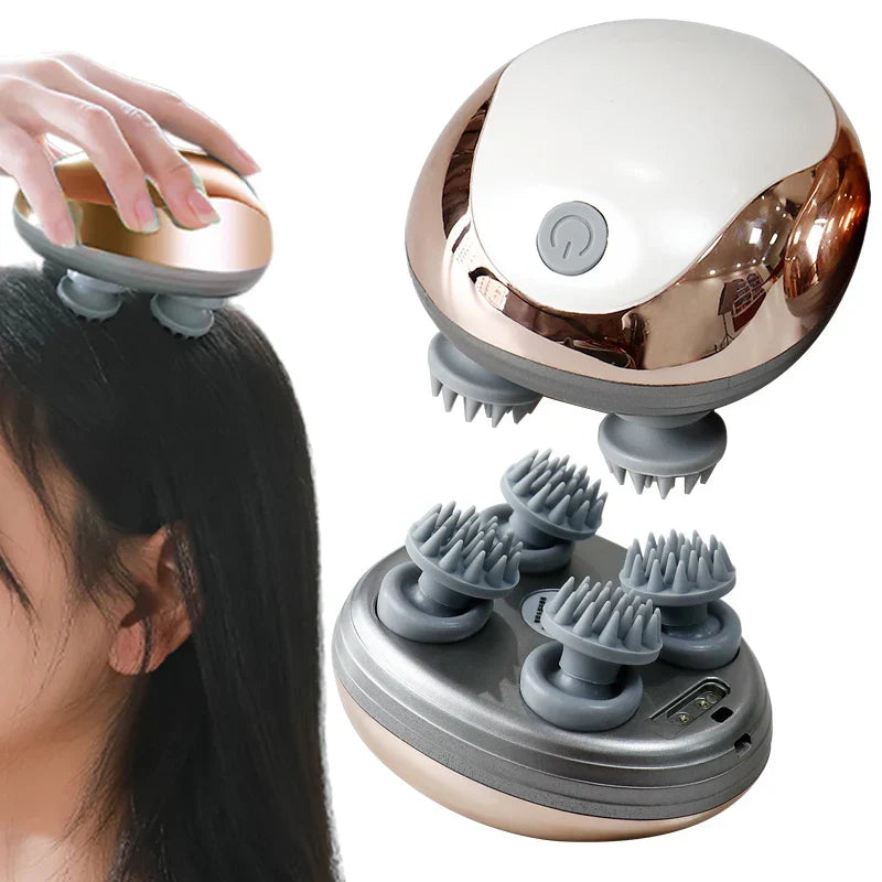 Portable Rechargeable Head Massager
