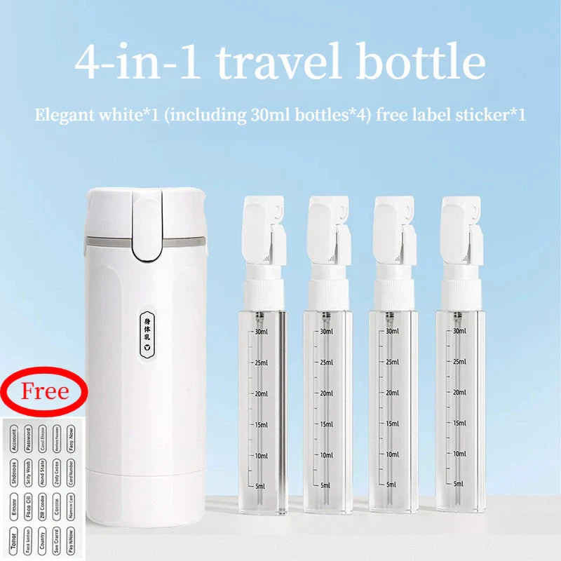 4 In 1 Refillable Travel Container