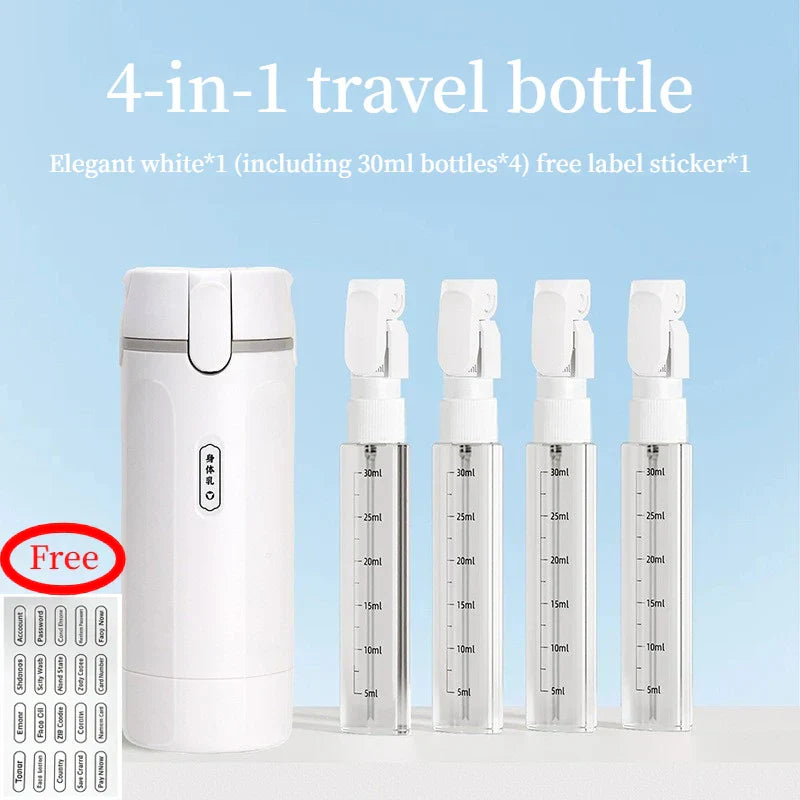 4 In 1 Refillable Travel Container