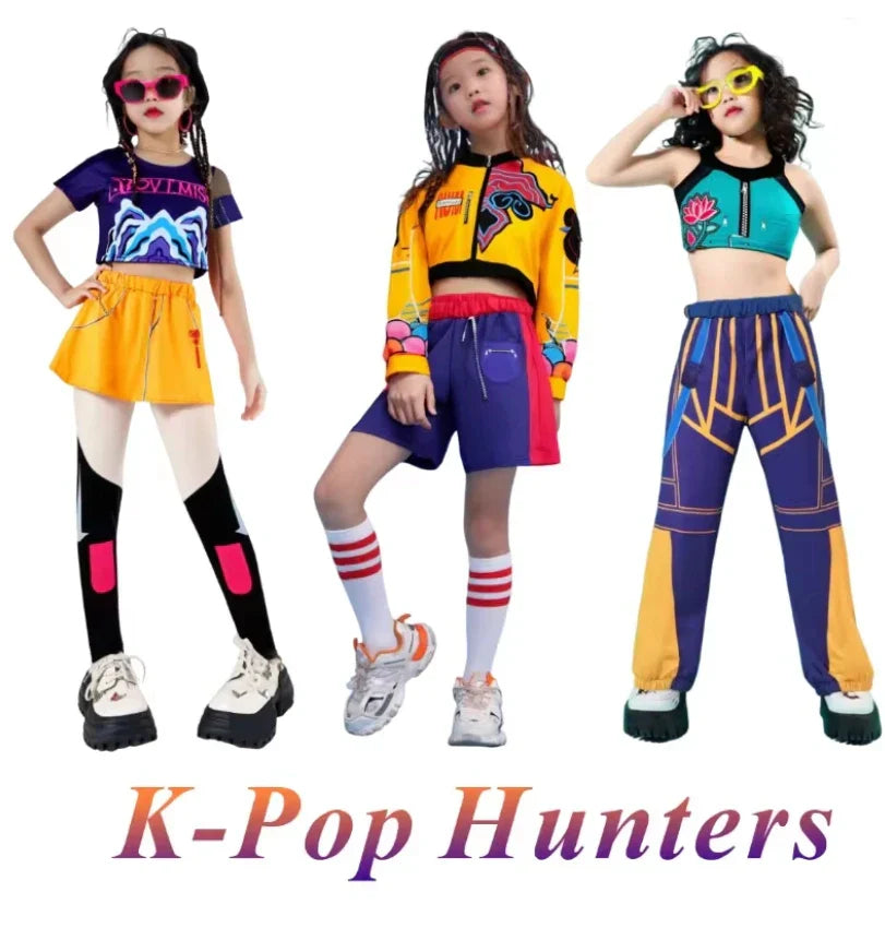 Girls K-Pop Demon Hunters Halloween Costume