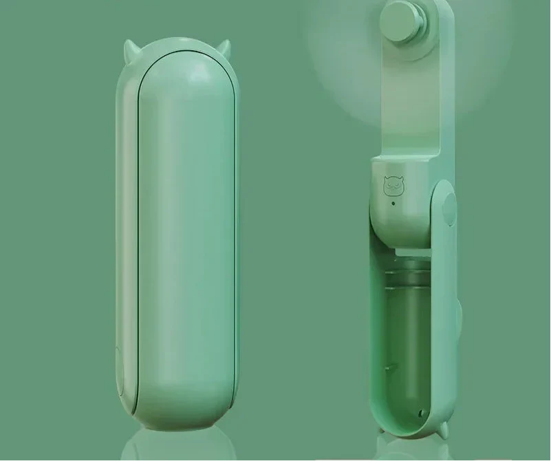 Handheld mini fan in Green