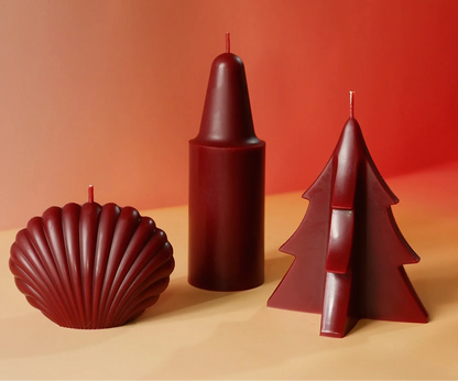 French Vermilion Aromatherapy Candles